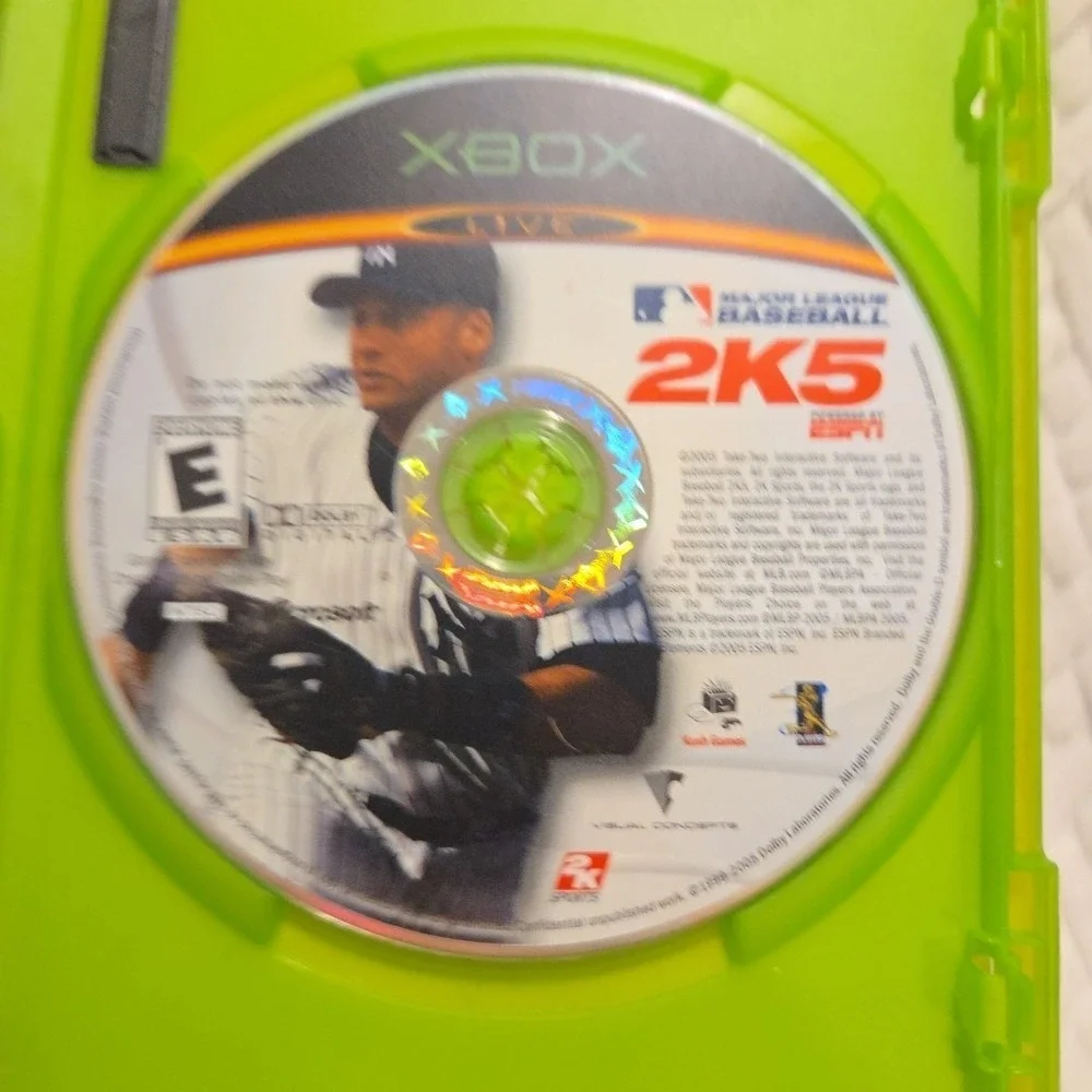 Major League Baseball 2K5 Microsoft Xbox 2005‎ (Complete In Box) Tested Working